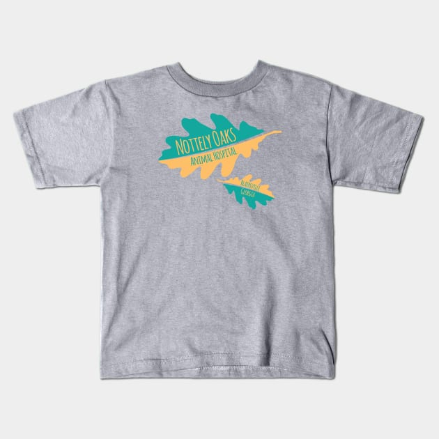 NOAH Oak Leaf Logo Kids T-Shirt by Nottely Oaks Animal Hospital